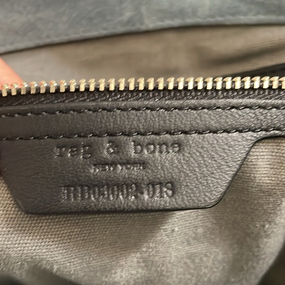 Rag & Bone Field Backpack blue suede backpack. Used - Picture 9 of 9